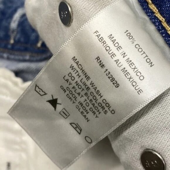 NEW GRLFRND Womens Jeans Blue Size 25 The Brooklyn High Rise Straight Distressed - Picture 2 of 11